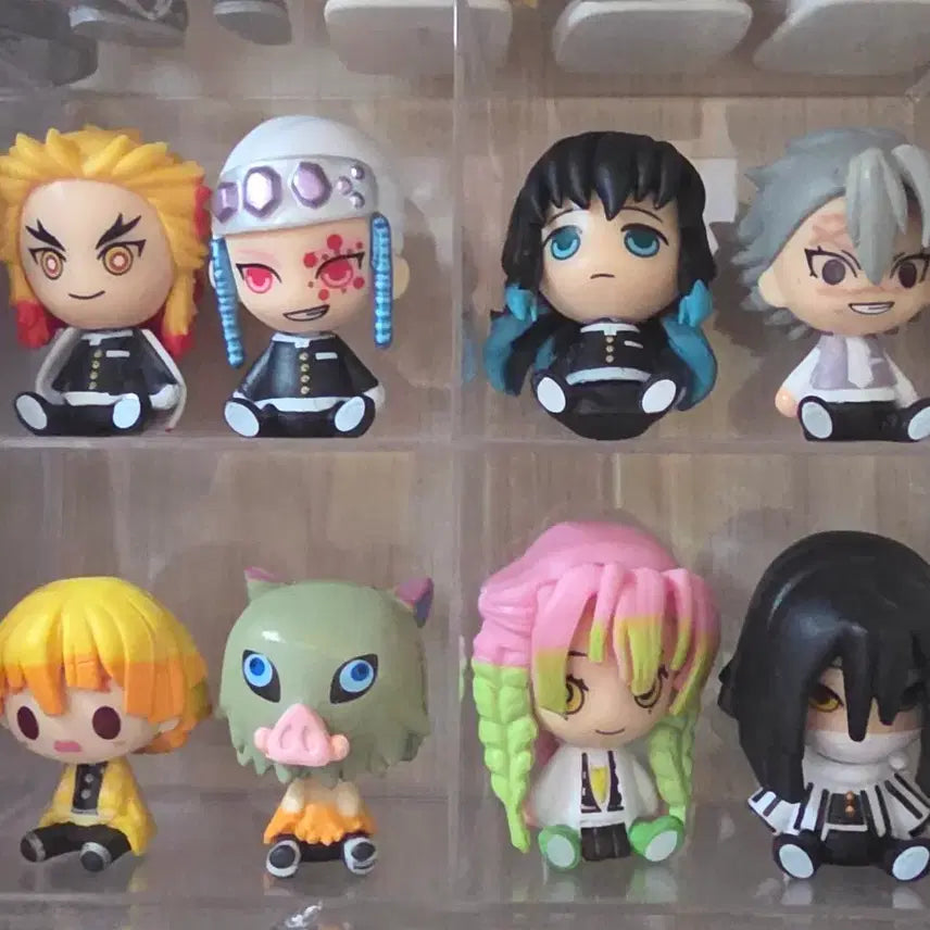 [BUNJANG] Demon Slayer Mini Figure Set (8 Types) / 귀멸의 칼날 미니 피규어 8종 세트