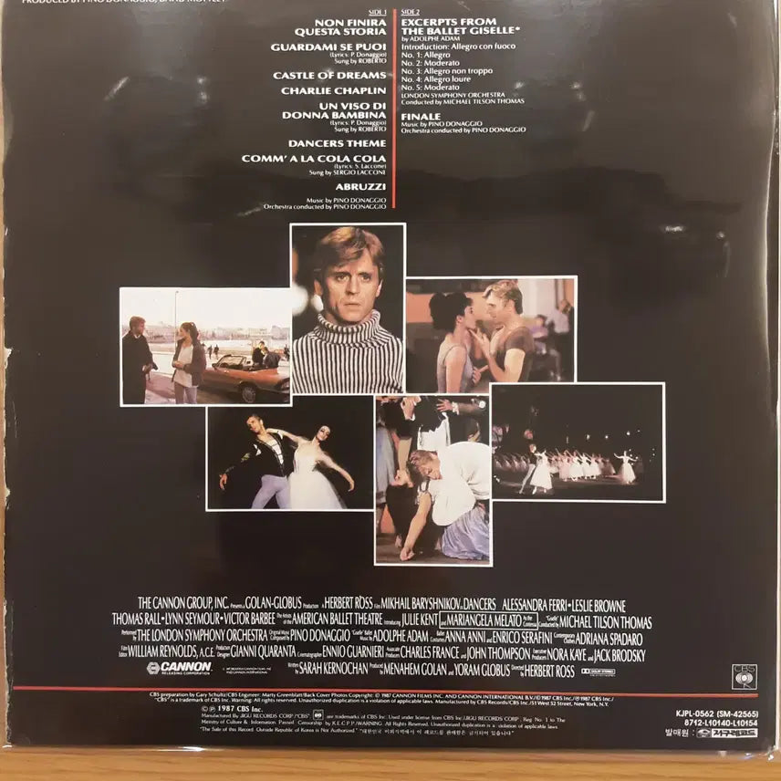 [BUNJANG] Pino Donaggio Dancers (Giselle OST) LP / Pino Donaggio - Dancers(지젤 OST)