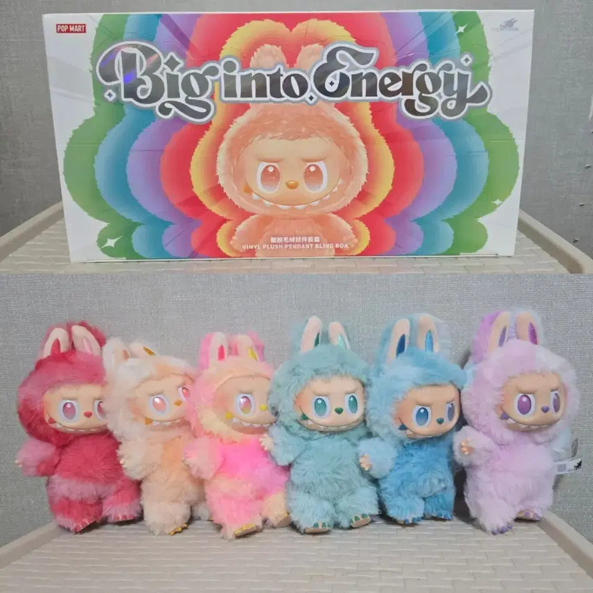 [BUNJANG] Labubu Big Into Energy 6-Piece Full Set (Unsealed) / (개봉,일괄)라부부 Big Into Energy 6종 풀세트