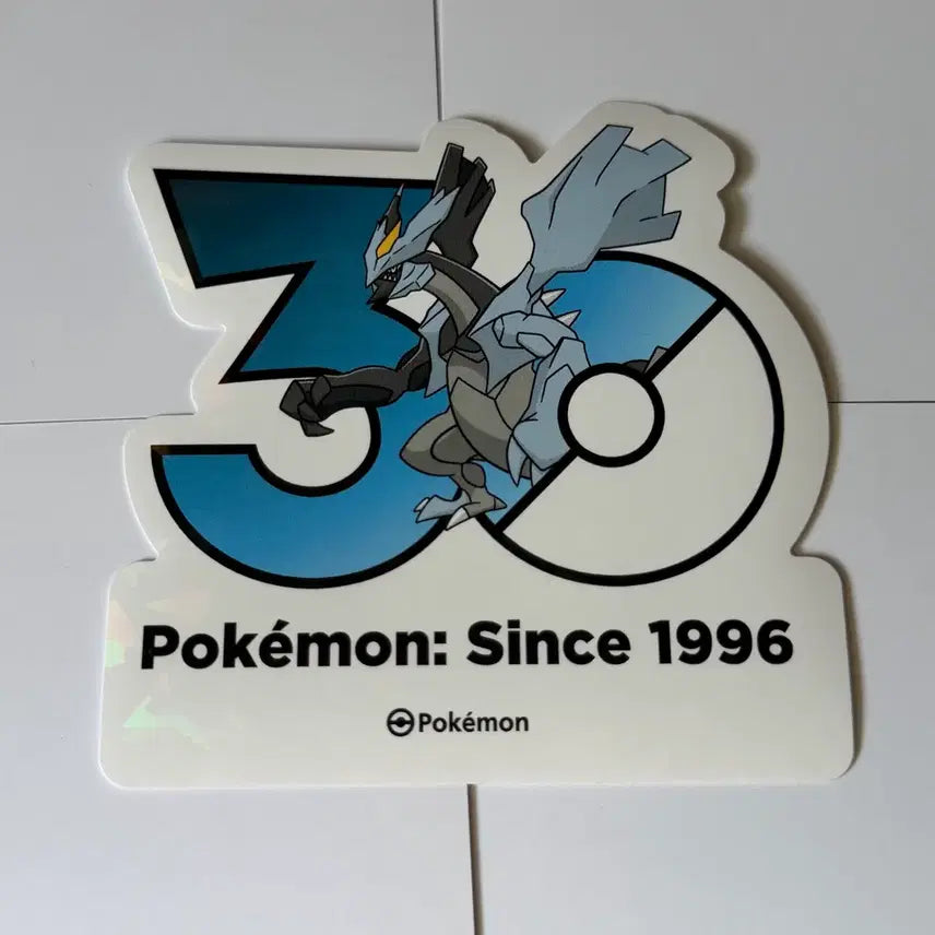 [BUNJANG] Pokemon 30th Anniversary Sticker Black Kyurem / 포켓몬스터 30주년 스티커 판매 교환 블랙 큐레무
