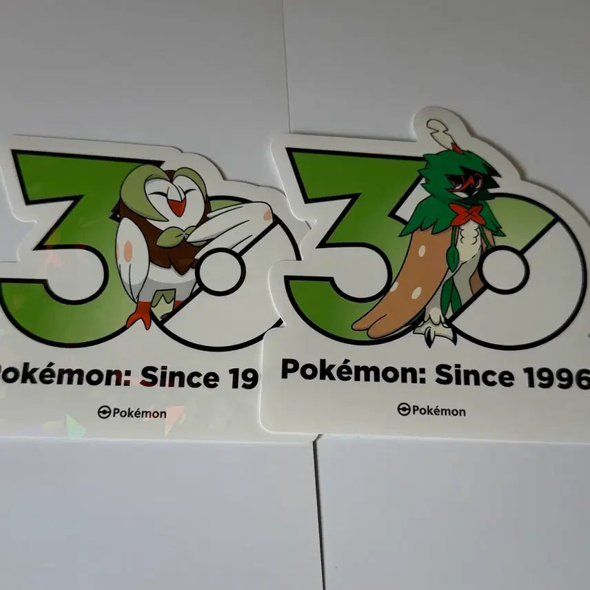 [BUNJANG] Pokemon 30th Anniversary Stickers Bundle Set / 포켓몬스터 30주년 스티커 판매 교환 빼미스로우 모크나이퍼
