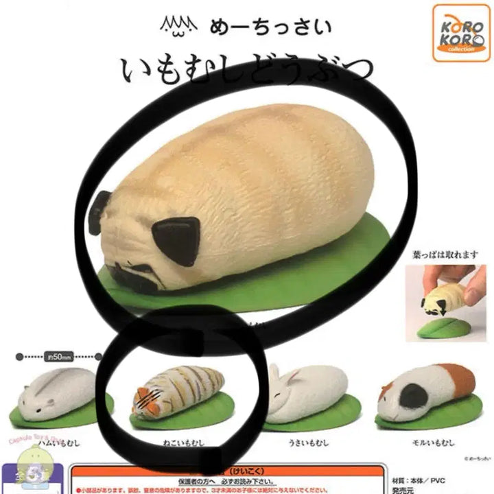 [BUNJANG] Imomushi Caterpillar Animal Gacha Bundle Set / 이모무시 애벌레 동물 가챠 일괄