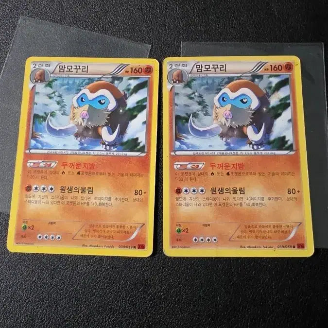 [BUNJANG] Pokemon Mamoswine R XY8 039 Card / 포켓몬 카드 맘모꾸리 r xy8 039