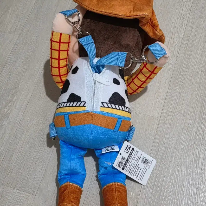 [BUNJANG] Disney Pixar Toy Story Woody Plush Backpack Bag / 토이 스토리 우디 봉제인형가방