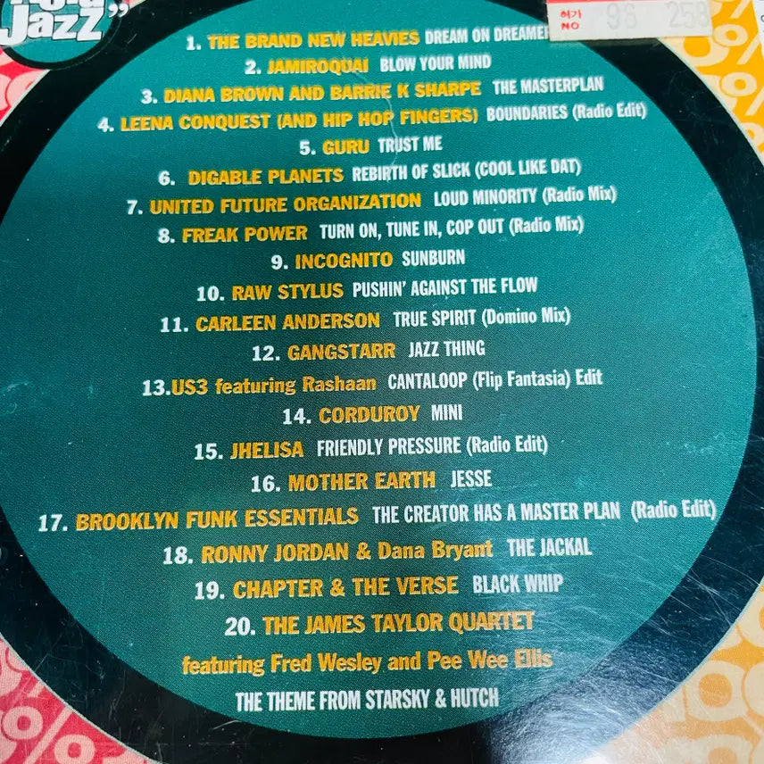 [BUNJANG] Various Artists - 100% Acid Jazz (20 Straight Chasing Classic Hits) Compilation CD / [중고음반/CD] 애시드 재즈 컴필레이션 Acid Jazz 20 Hits