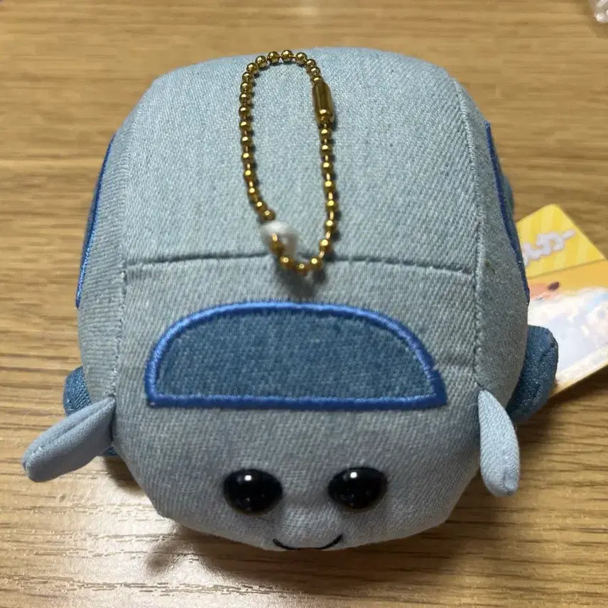 [BUNJANG] Molluca Denim Blue Doll Keychain Classic Character / 뿌이뿌이 모루카 데님 청 인형 키링 고전 캐릭터