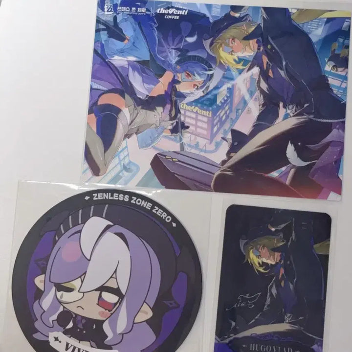 [BUNJANG] Zenless Zone Zero ZenZoneZ The Venti Vivian Coaster Hugo Photocard Postcard Set / 젠레스 존 제로 젠존제 더벤티 비비안 코스터 휴고 포토카드 엽서 세트