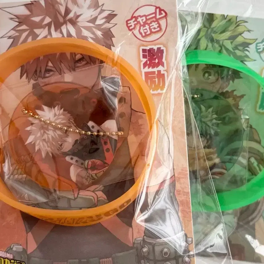 [BUNJANG] Jump Shop My Hero Academia Midoriya Bakugo Original Art Acrylic Keychain Band / 점프샵 나히아 미도리야 바쿠고 원화 아크릴 키링 밴드
