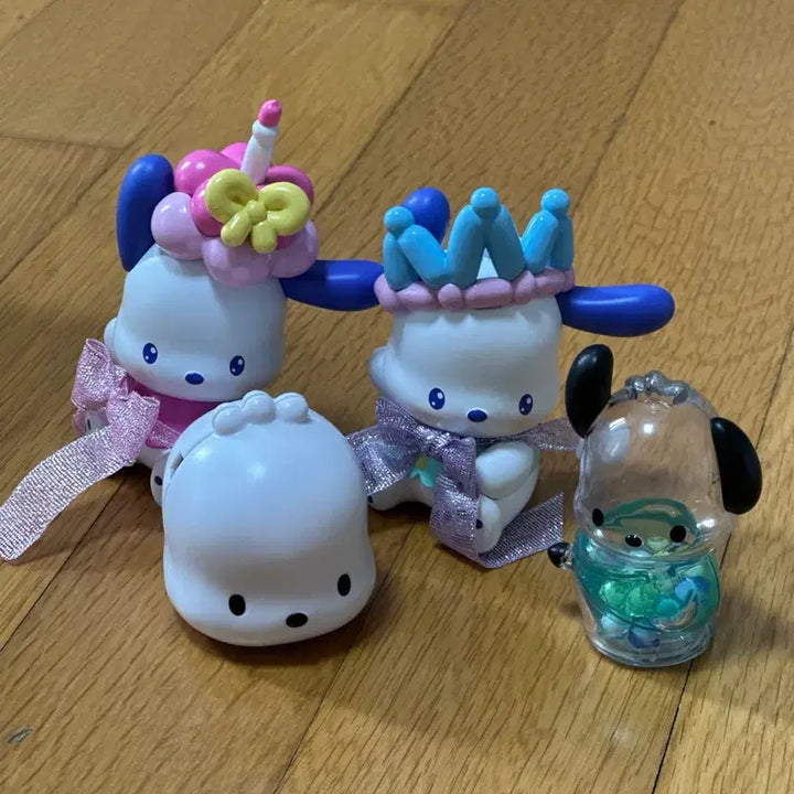 [BUNJANG] Pochacco Figure CapuChara Shaker Bundle Set / 포차코 피규어 카푸캬라 쉐이커 일괄