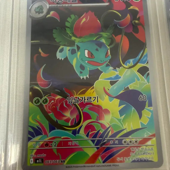 [BUNJANG] Pokemon Card Bulbasaur AR (Mint Condition) / 포켓몬카드_이상해풀 AR (SS급)