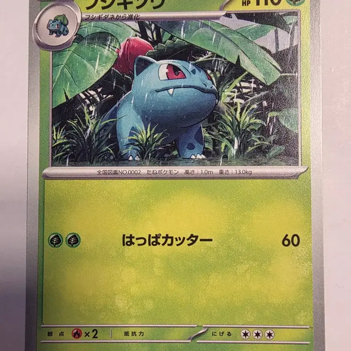 [BUNJANG] Pokemon Card Japanese Venusaur Full Art / 포켓몬카드 일판 이상해 풀