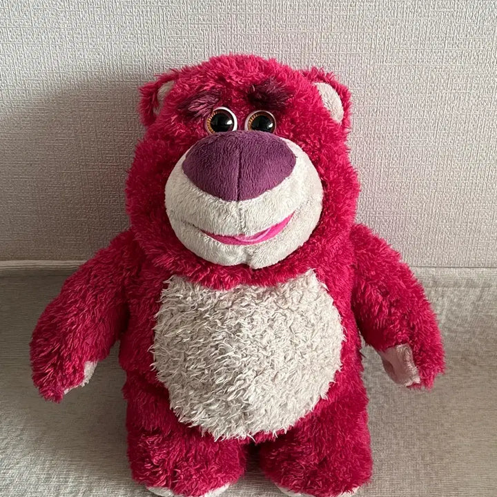 [BUNJANG] Thinkway Lotso Bear Plush Toy / 토이스토리 씽크웨이 랏소 베어 인형