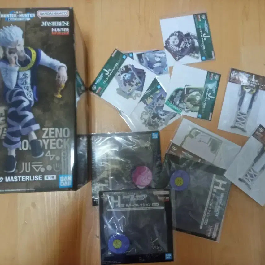 [BUNJANG] Ichiban Kuji Hunter x Hunter Zoldyck Family Chrollo Lucilfer B Prize Figure &amp; 11 Bonus Prizes Bundle Set / 제일복권 조르딕 가문 B상 제노 조르딕, 하위상 11종 일괄