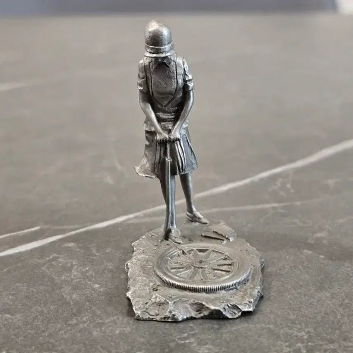 [BUNJANG] Franklin Mint 1979 "Get a Horse" Pewter Figurine / 1979 미국 Franklin Mint 주석 피규어 (설명서 포함)
