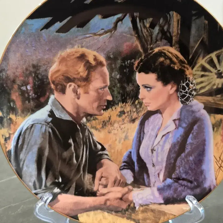 [BUNJANG] 1988 Gone With The Wind Limited Edition Collector Plate - Scarlett and Ashley After The War / 1988 Gone With The Wind 한정판 접시