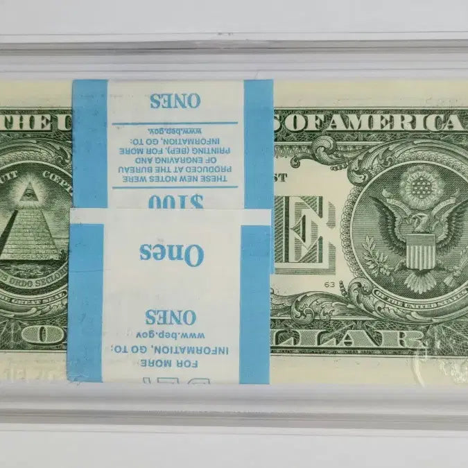 [BUNJANG] USA 2021 $1 "007 Point" Banknote Bundle / 미국 2021년 1달러, 007포인트 다발 {지폐}
