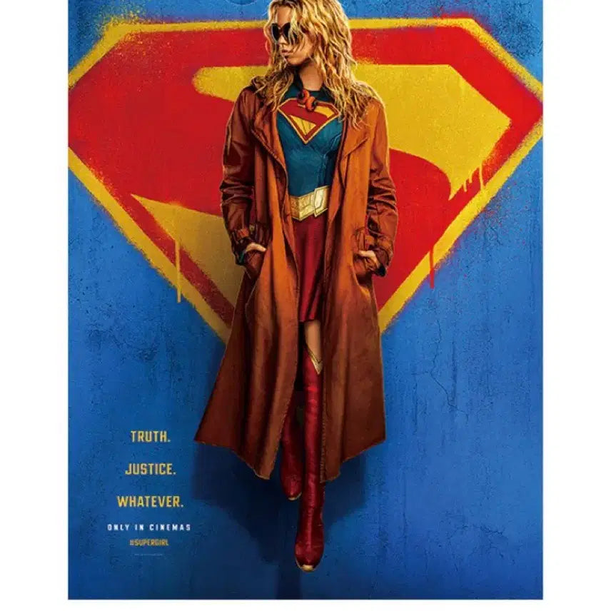 [BUNJANG] Supergirl Robo Supergirl Patch Badge / [슈퍼걸] (4종) 로보 슈퍼걸 패치, 슈퍼걸 뱃지, 티저 포스터, 아카