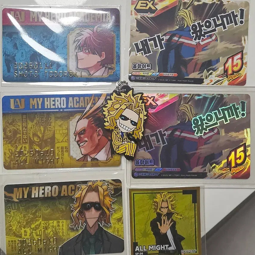 [BUNJANG] All Might &amp; Shoto Goods Bundle Set / 올마이트+(소량쇼토굿즈) 일괄판매