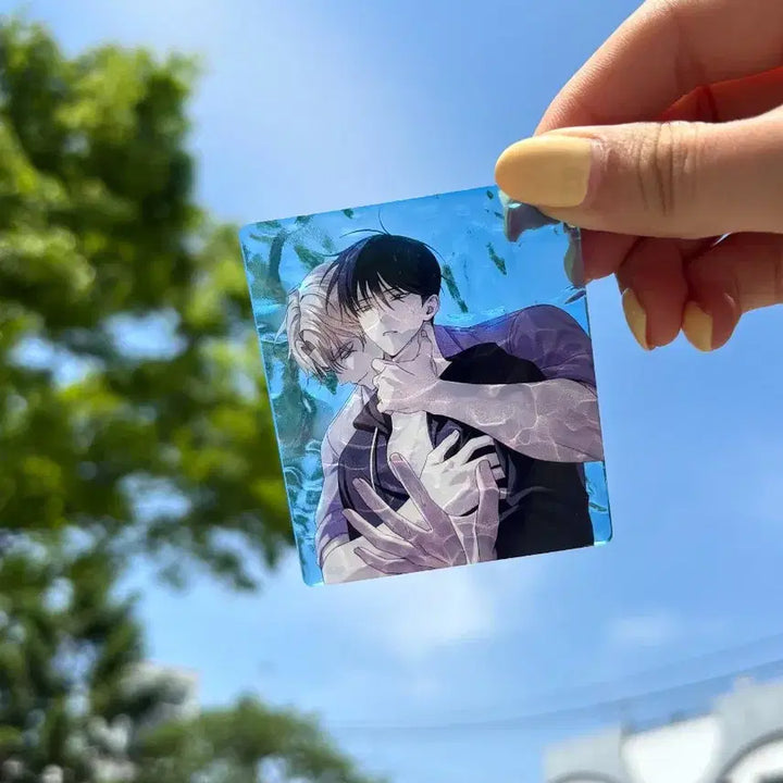 [BUNJANG] Mulgaeui Bam Wave Acrylic Keyring (Sealed) / (미개봉) 물가의 밤 물결 아크릴 키링