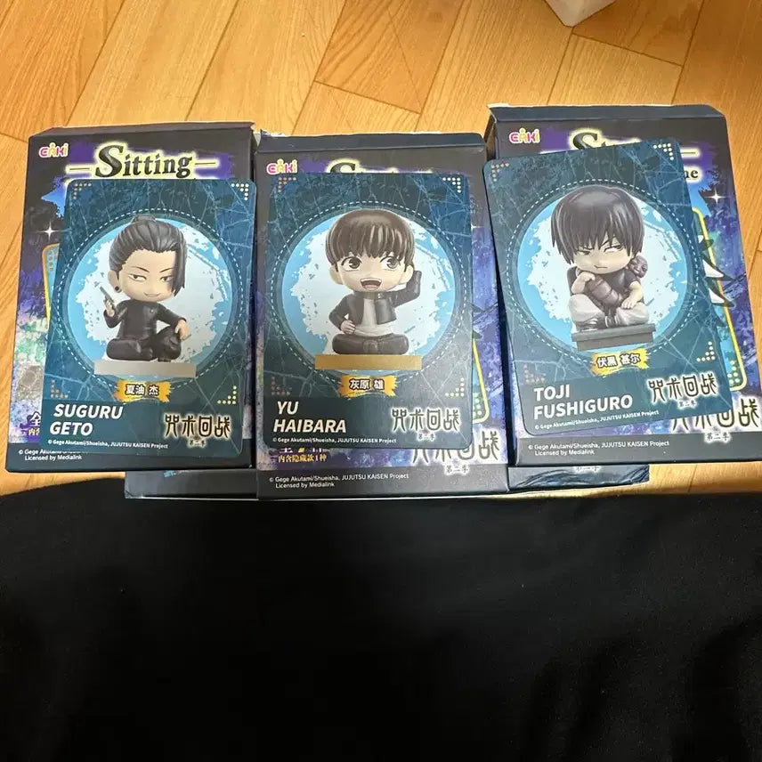 [BUNJANG] Jujutsu Kaisen Seating Figure Set (Geto, Haibara, Toji) / 주술회전 시팅 피규어(게토+하이바라+토우지) 팝니다