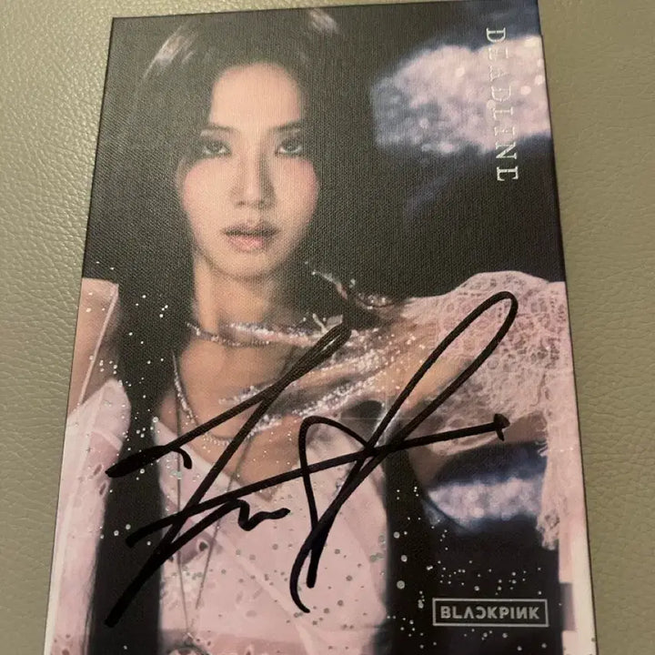 [BUNJANG] BLACKPINK Jisoo DEADLINE Album Signed (Not For Sale) / 블랙핑크 데드라인 지수버전 친필사인 (비매)