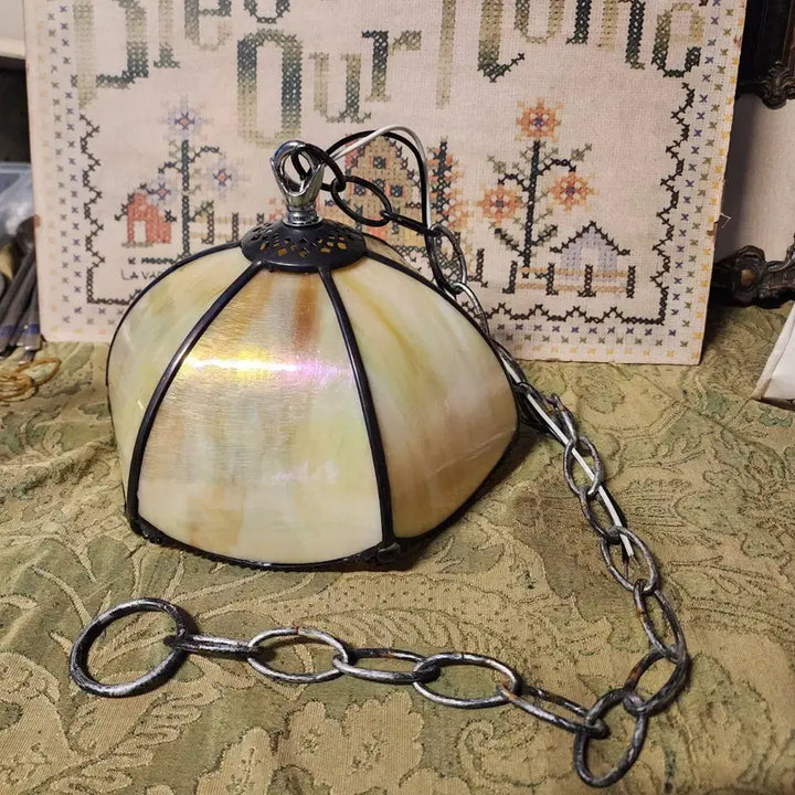 [BUNJANG] Stained Glass Lamp Diameter 21cm / 스테인드글라스 등 지름21cm