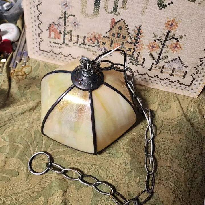[BUNJANG] Stained Glass Lamp Diameter 21cm / 스테인드글라스 등 지름21cm