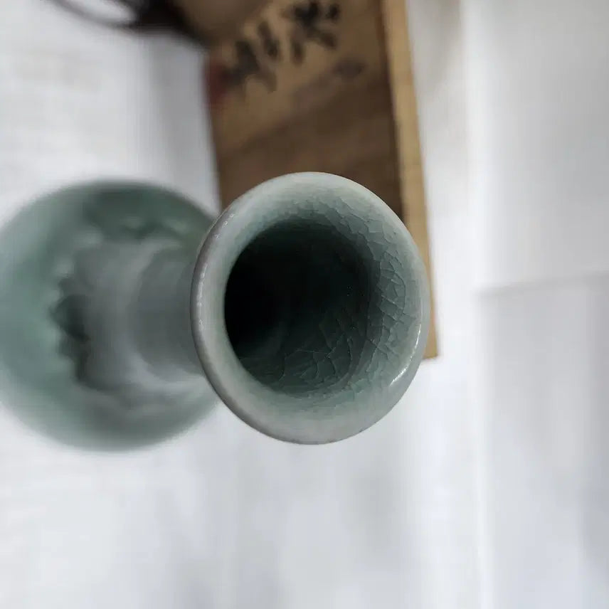 [BUNJANG] Doam Ji Soon-tak Celadon Vase / 도암 지순탁 청자화병