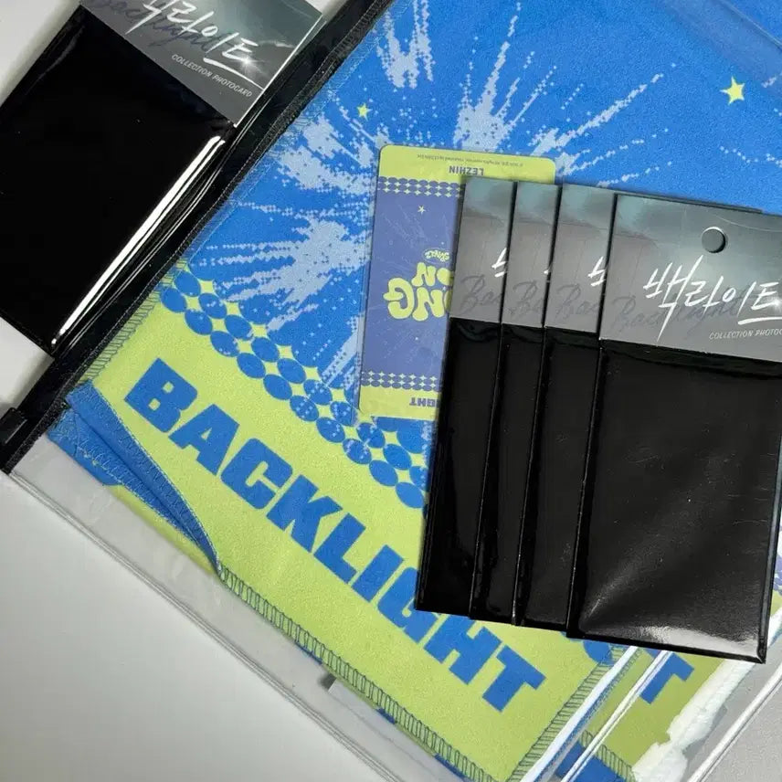 [BUNJANG] Jaime Shop Sparkles Backlight Slogan &amp; Collection Card Set / 재이미샵 스파클즈 백라이트 슬로건 컬포 원가양도
