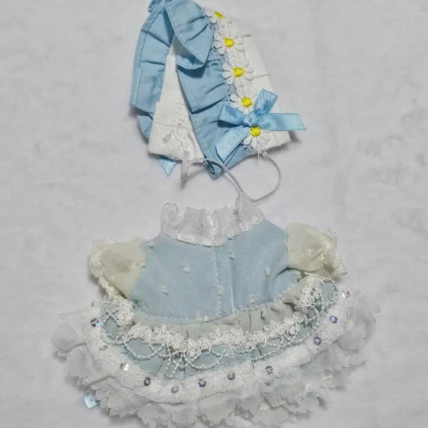 [BUNJANG] 20cm Doll Daisy Dress / 20cm 솜인형옷 데이지 드레스