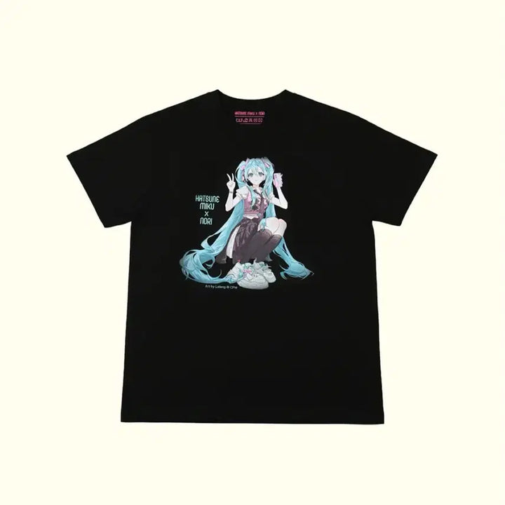 [BUNJANG] Hatsune Miku NORI Collaboration T-Shirt (Wadiz Funding) / 하츠네 미쿠 NORI 콜라보 (와디즈 펀딩)