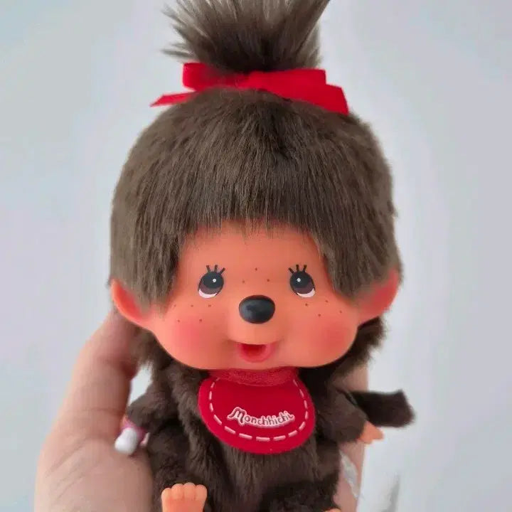 [BUNJANG] Vintage Cute Big Head Monchhichi Doll (Girl) / [고전] 귀여운 빅헤드 대두 몬치치 (여아)