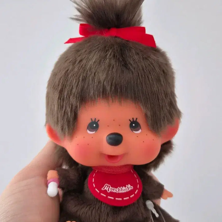 [BUNJANG] Vintage Cute Big Head Monchhichi Doll (Girl) / [고전] 귀여운 빅헤드 대두 몬치치 (여아)