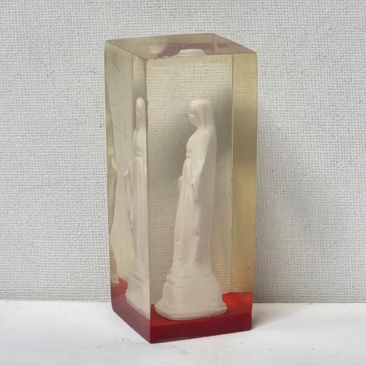 [BUNJANG] Antique 1980s Resin Virgin Mary Figurine / 앤틱 80년대 성모마리아 레진 국산 응답하라 가톨릭