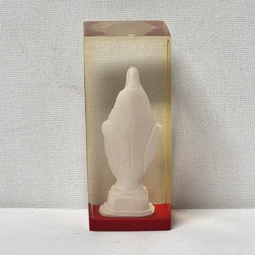 [BUNJANG] Antique 1980s Resin Virgin Mary Figurine / 앤틱 80년대 성모마리아 레진 국산 응답하라 가톨릭