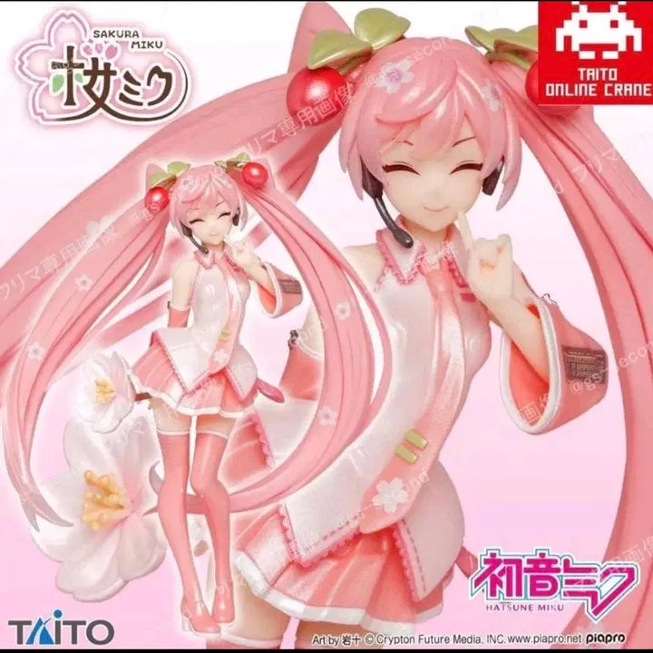 [BUNJANG] Taito Limited Sakura Miku 2021 Smiling Version Figure / 사쿠라미쿠 2021 웃는 버전 피규어 타이토 한정 하츠네미쿠 방꾸 미소녀