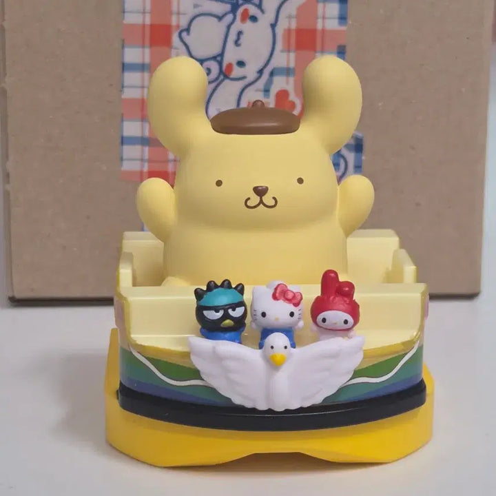 [BUNJANG] Sanrio Puroland Pom Pom Purin Pompou Boat Gacha Figure / 산리오 퓨로랜드 폼폼푸린 폼푸 보트 피규어 가챠