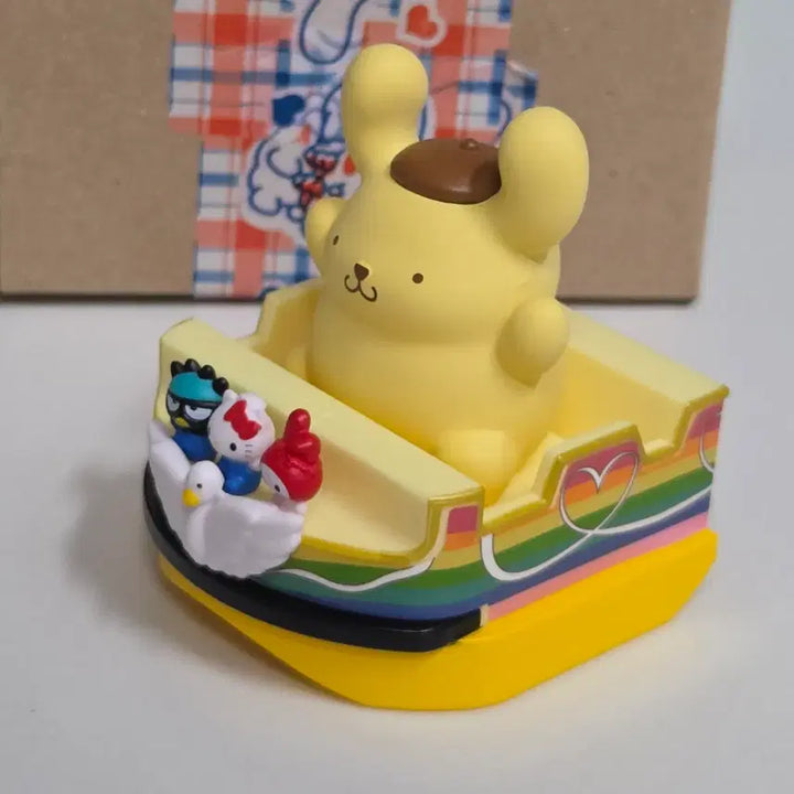 [BUNJANG] Sanrio Puroland Pom Pom Purin Pompou Boat Gacha Figure / 산리오 퓨로랜드 폼폼푸린 폼푸 보트 피규어 가챠