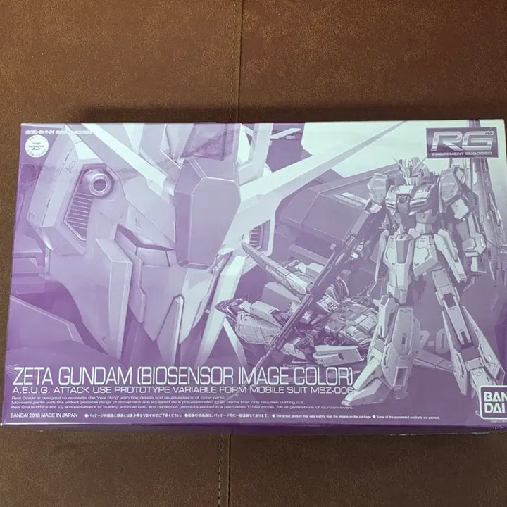 [BUNJANG] Bandai Hobby RG Zeta Gundam Bio Sensor Image Color Ver. Model Kit / RG 제타 건담 바이오 센서 이미지 컬러 미개봉 판매합니다.