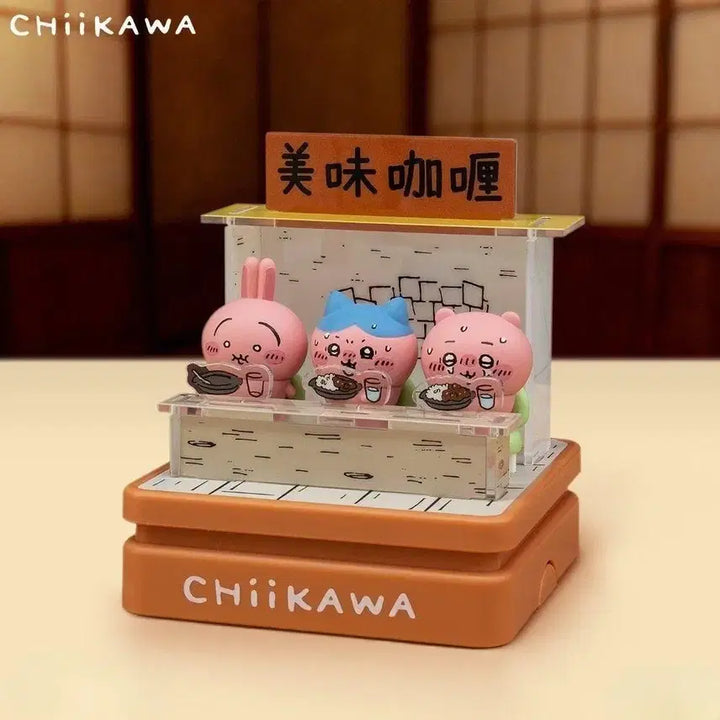 [BUNJANG] Nagano Chiikawa Spicy Curry Acrylic Figure Stamp / 치이카와 먼작귀 미식 매운 카레 아크릴 피규어 스탬프 도장