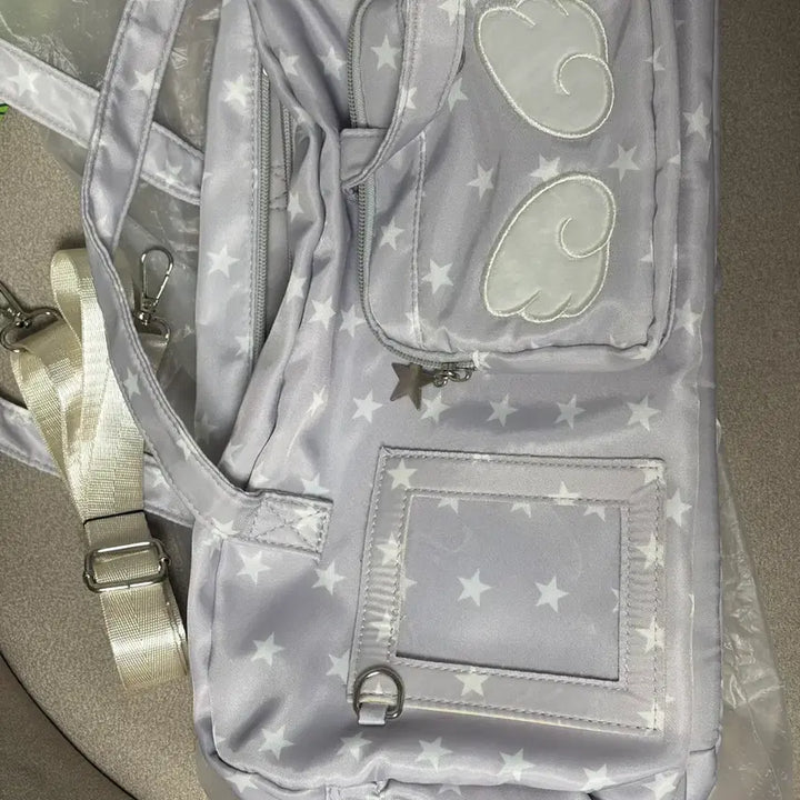 [BUNJANG] Dot Wing Ita Bag Gray / 새상품 그레이 회색 도트 날개 이타백