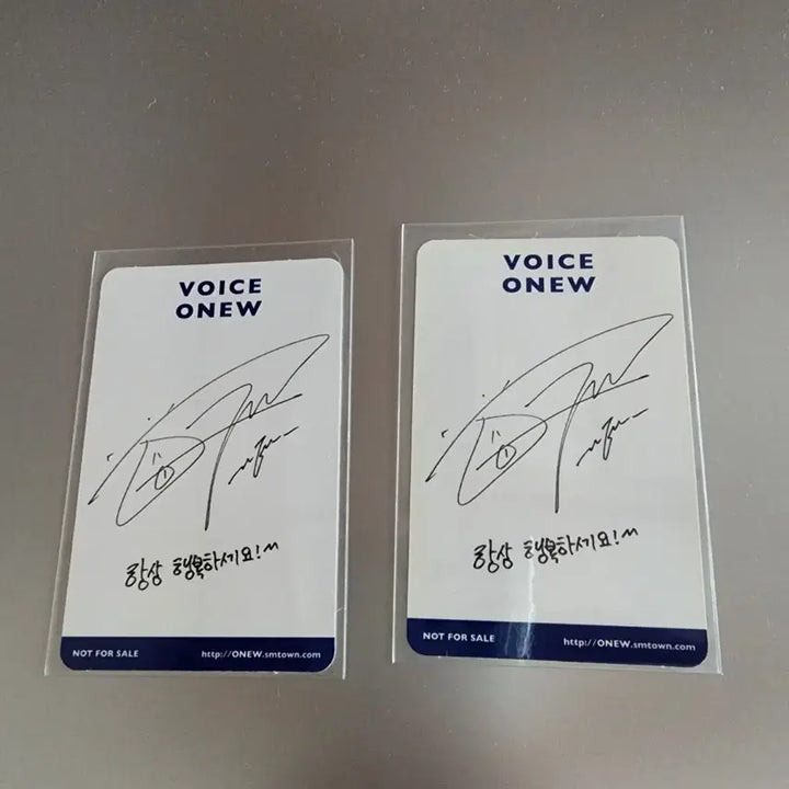 [BUNJANG] ONEW VOICE Photocard Set / 샤이니 온유 보이스 포카 2종
