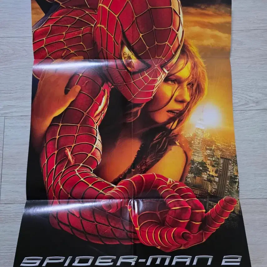[BUNJANG] Spider-Man 2 (2004) 4-Panel Pamphlet / [2004.06] 스파이더맨 2 팜플렛 (4단)