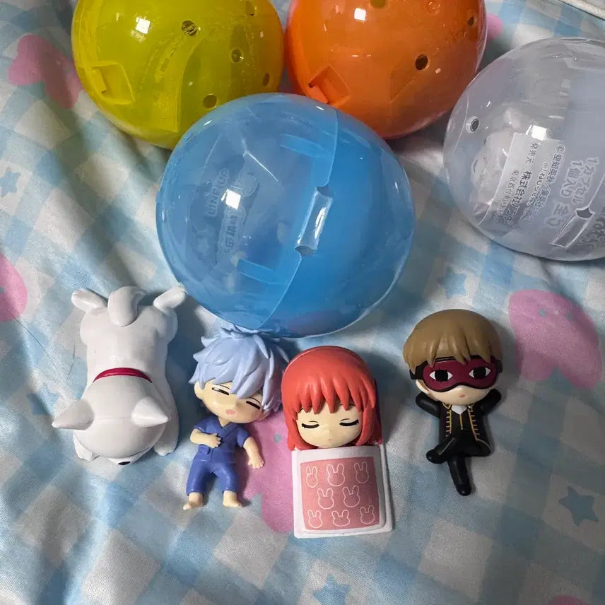 [BUNJANG] Gintama Nemuresetai 4 Types (Gintoki, Sougo, Kagura, Sadaharu) Bundle Set / 은혼 네무라세타이 4종 (긴토키,소고,카구라,사다하루)
