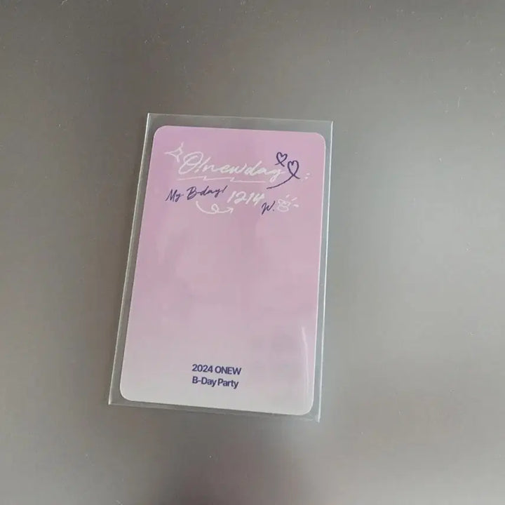 [BUNJANG] ONEW ONEWDAY Admission Photocard / 샤이니 온유 24오뉴데이 포카