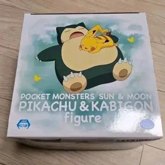 [BUNJANG] Sealed Pokemon Sun &amp; Moon Pikachu &amp; Snorlax Figure / 미개봉 포켓몬스터 썬앤문 피카츄 &amp; 잠만보 피규어