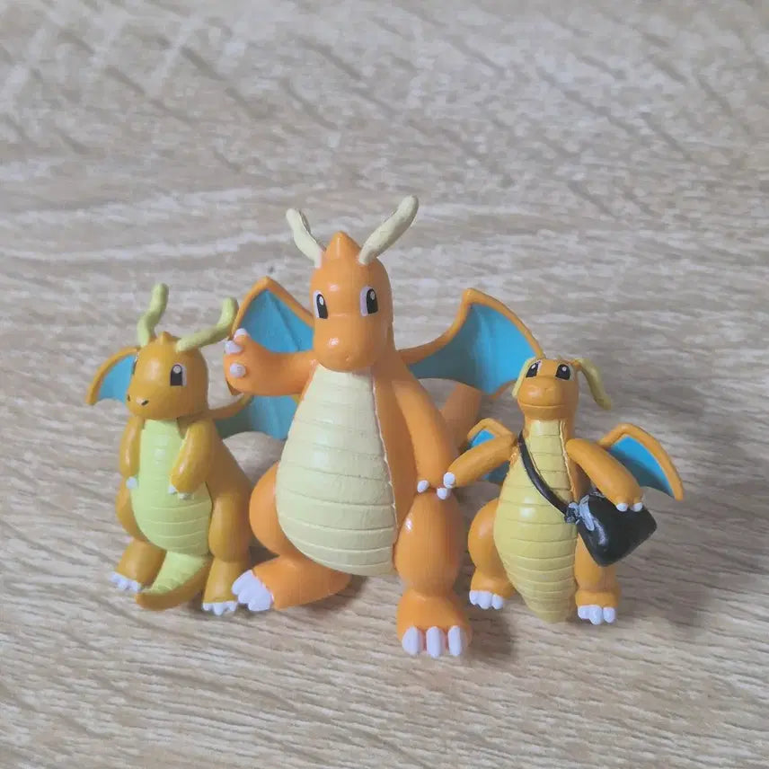 [BUNJANG] Pokemon Figure Rare Strap Gacha Dragonite Set / 포켓몬 피규어 희귀 스트랩 가챠 망나뇽 세트