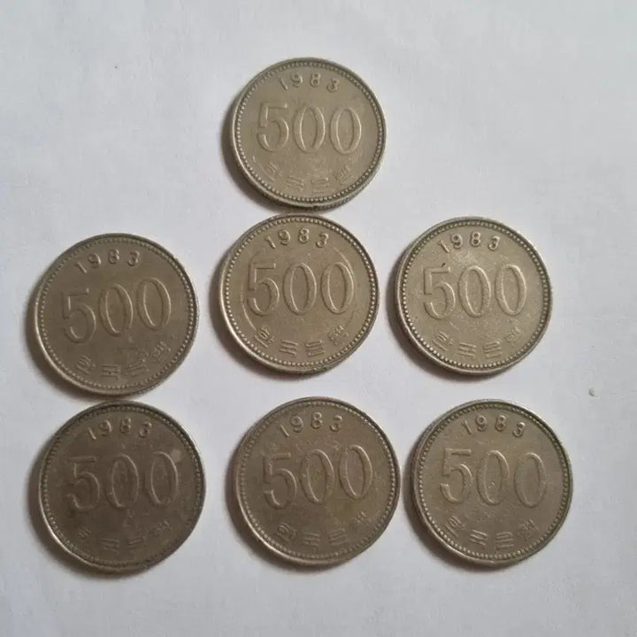 [BUNJANG] 1983 500 Won Coin / 83년 500원  동전