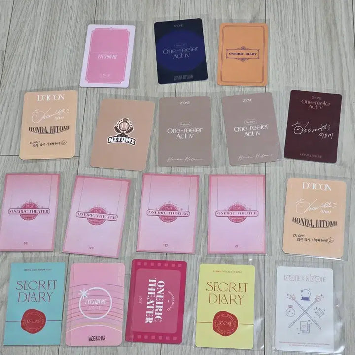 [BUNJANG] IZ*ONE (Now Seeun) Hitomi Honda Bundle Set Photocard / [일괄] 아이즈원 (현 세이마이네임) 혼다 히토미 포토카드