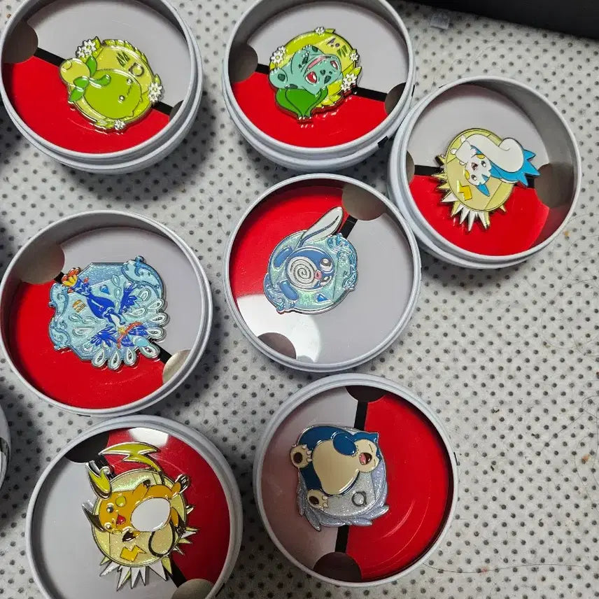 [BUNJANG] Pokemon Random Badge Set (Series 1 &amp; 2) / 포켓몬 랜덤뱃지 1탄 2탄